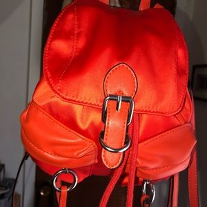 Bright Orange Aldo Mini Backpack